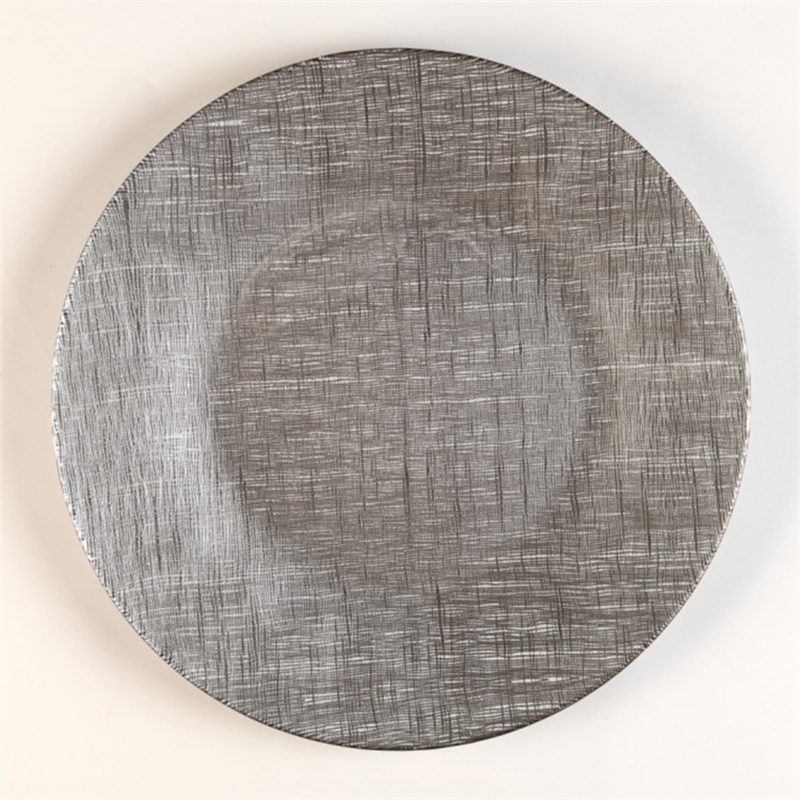 Wholesale Glass Charger Plate PZ-031 - Image 2